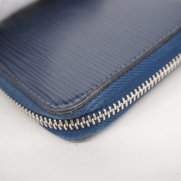Louis Vuitton Long Wallet Epi Zippy M60435 Saphir Ladies P703925